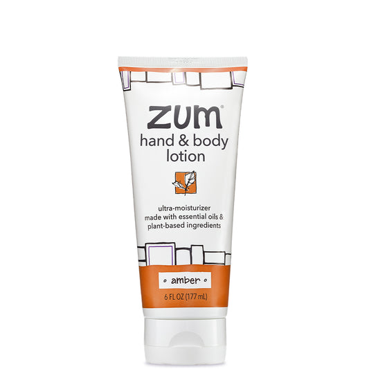 Amber Lotion on white background