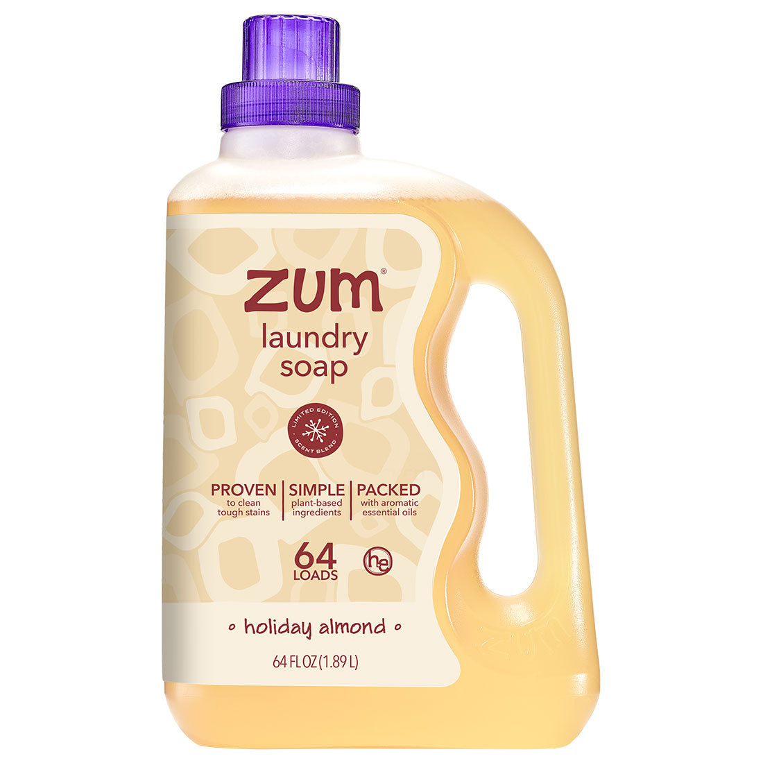 Holiday Almond 64 oz. Zum Laundry Soap