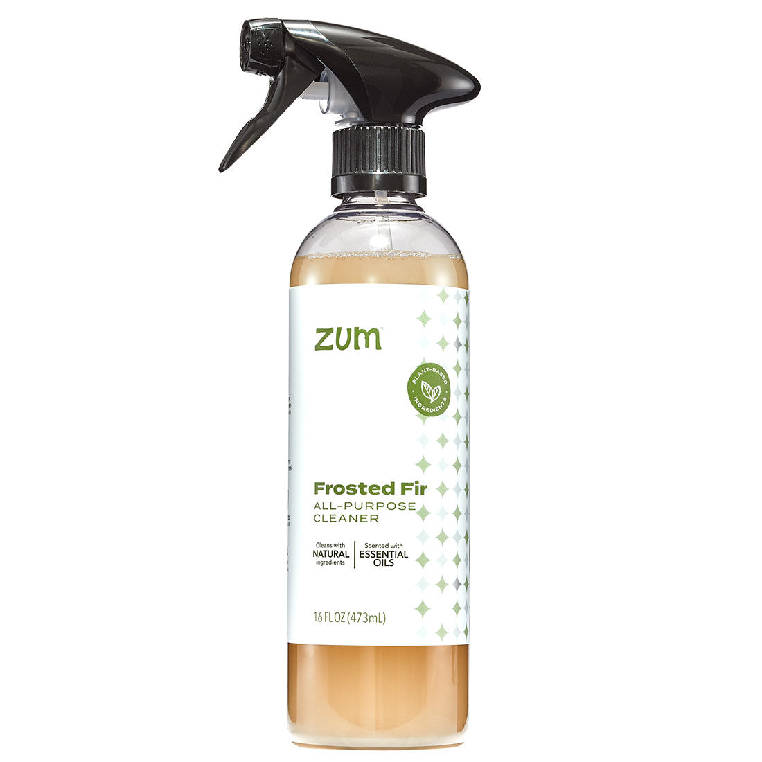Zum Frosted Fir all-purpose cleaner bottle on a white background
