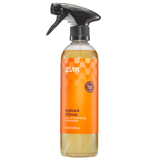 Zum Spiced Citrus all-purpose cleaner bottle on a white background