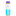 Bottle of liquid soap with a purple cap and blue label on a white background