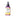 Cylinder bottle with pump top and cap that contains lavender-lemon scented body oil