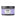 Side view 7 oz Lavender Candle in a black tin with purple and white label that has circular designs.