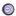 Top view 7 oz Lavender Candle in a black tin with purple and white label that has circular designs.