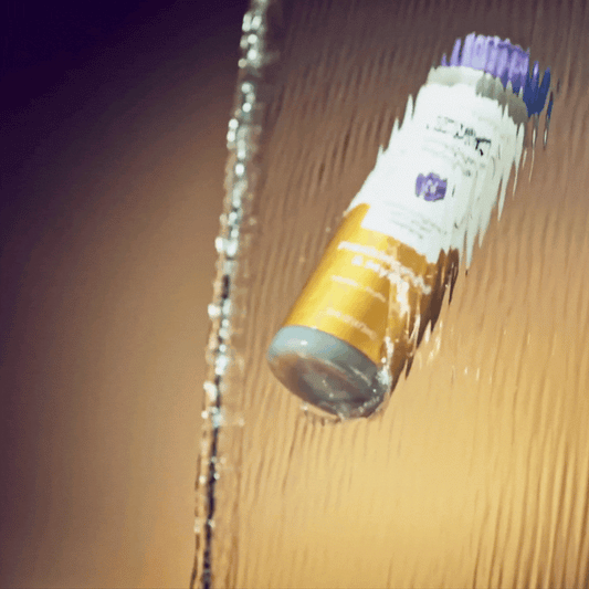 Frankincense & Myrrh Body Soap coming through a waterfall.