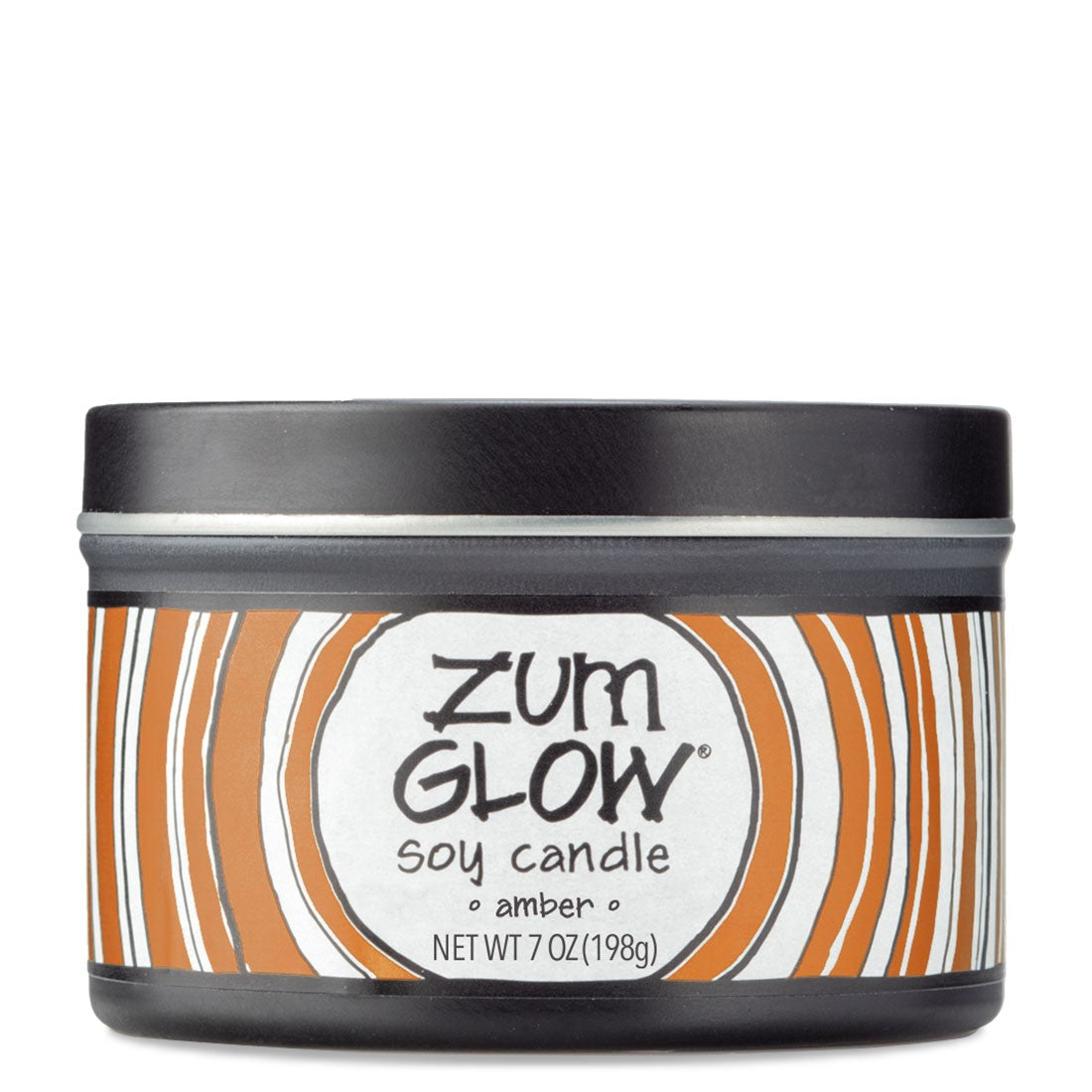 Zum Glow Amber Candle Scented Soy Candle 7 oz.