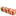 Two-tone cream and red colored wavy rectangular 45 ounce brick of sandalwood and citrus scented Zum Bar Soap